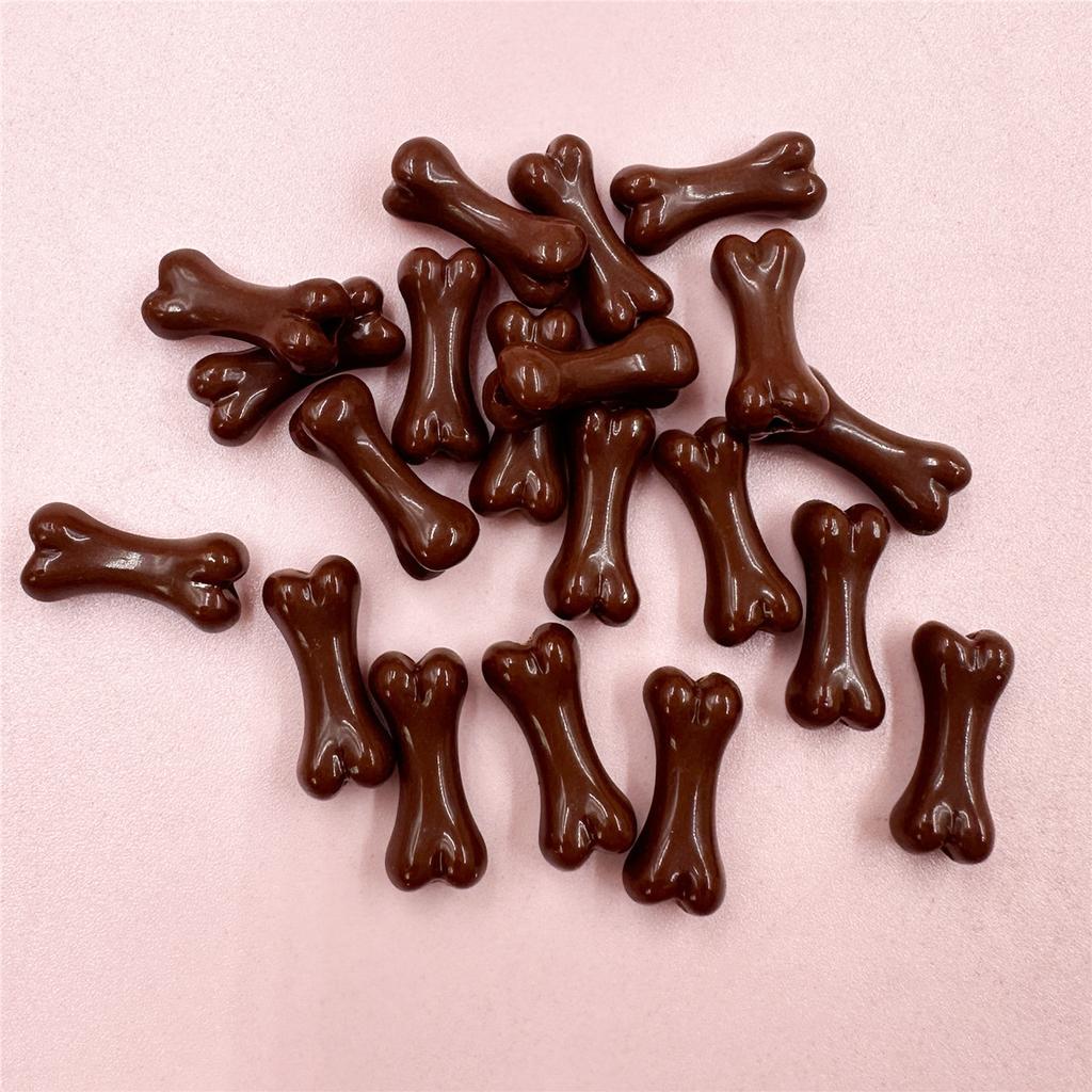 Colored bones 20Pcs Fashion Beads Acrylic bead Handmade Materials 8.6*20mm  Accessories