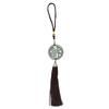 Round Keychain Porcelain Beads DIY Attractive Decorative Practical Cute Style Hanging Tassel