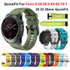 20 26 22 мм силиконовый ремешок QuickFit для Garmin fenix 5X 5 5S Plus Smart Watch ремешок для fenix 7X 7S 7 6X 6S 6 3HR 945 935 браслет