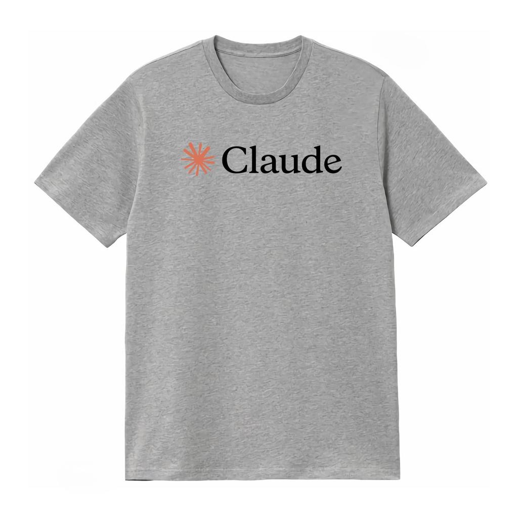 Claude Ai Tshirt Cool Minimal Artificial Intelligence Tech Opus Unisex Unisex Tops For Casual Wear Ins Y2k Fashion Summer Tshirt