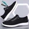 New Summer Men's Soft-soled Mesh Breathable Fly-woven Sneakers Fashionable Driving Doudou Shoes