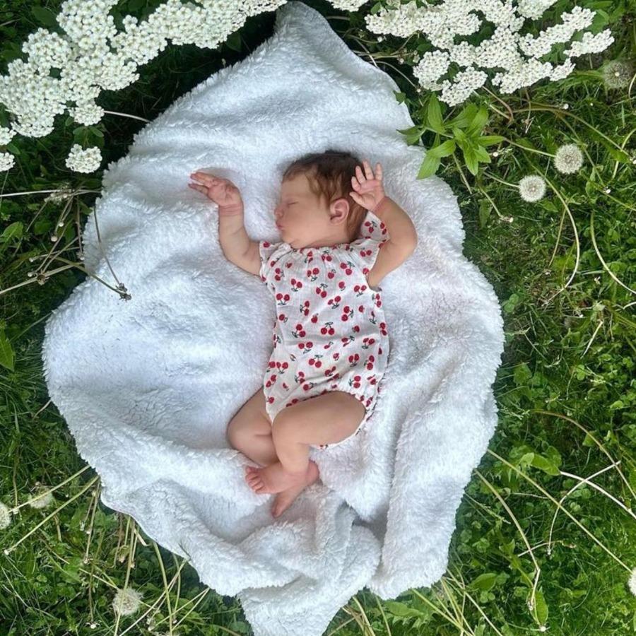 Кукла Baby Reborn 50 см 20 дюймов с видимыми венами и 3D-рисованной кожей, реалистичная мягкая силиконовая спящая новорожденная игрушка Bebe Alive Girl Bebe