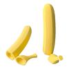1/2/3Pcs Retractable Banana Longsword Toy 3D Printed Plastic Banana Wand Extendable Banana Stick Men Women Role-Playing Prop Toy