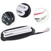 2PCS White And Black Electric Guitar Pickup Metal + ABS Guitar Accessories  Electric Guitar