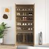 Shoe Cabinet Artisan Oak 80 x 39 x 178 cm Particleboard