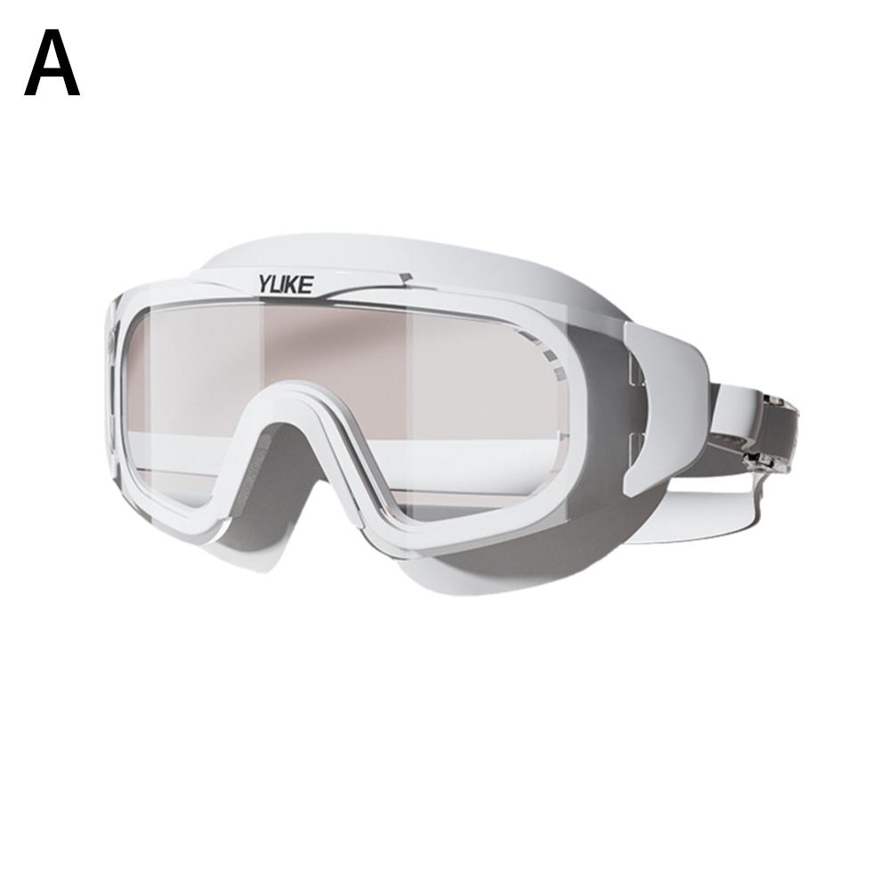 Очки для плавания профессиональные силиконовые водонепроницаемые HD с градиентными линзами и защитой от запотевания, взрослые