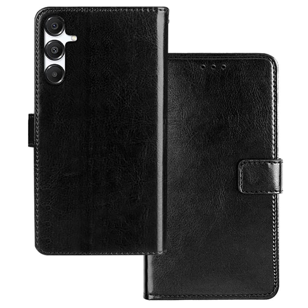IDEWEI For Samsung Galaxy A36 5G/A56 5G Case Card Slots Holder Leather Phone Cover Crazy Horse Texture