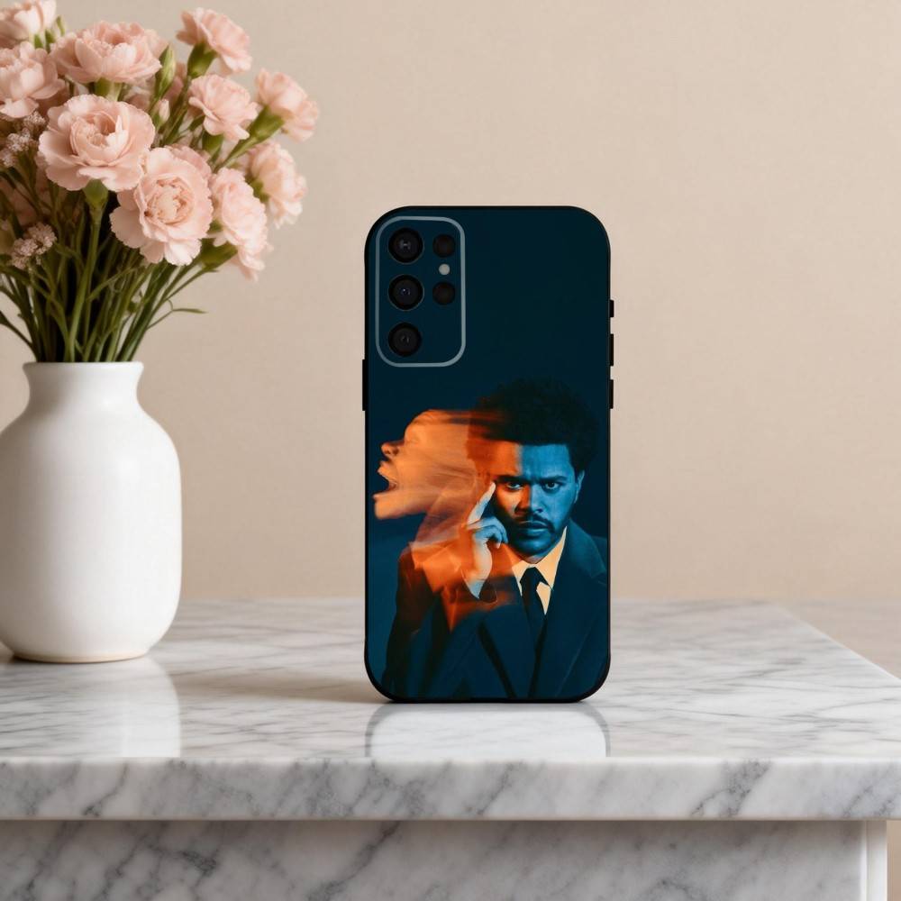 Чехол для телефона T-The-E Talented W-Weeknd-D для Samsung S25,24,23,22,30,21,10,9,Ultra,Plus,Lite,FE,4,5 G Мягкий черный чехол
