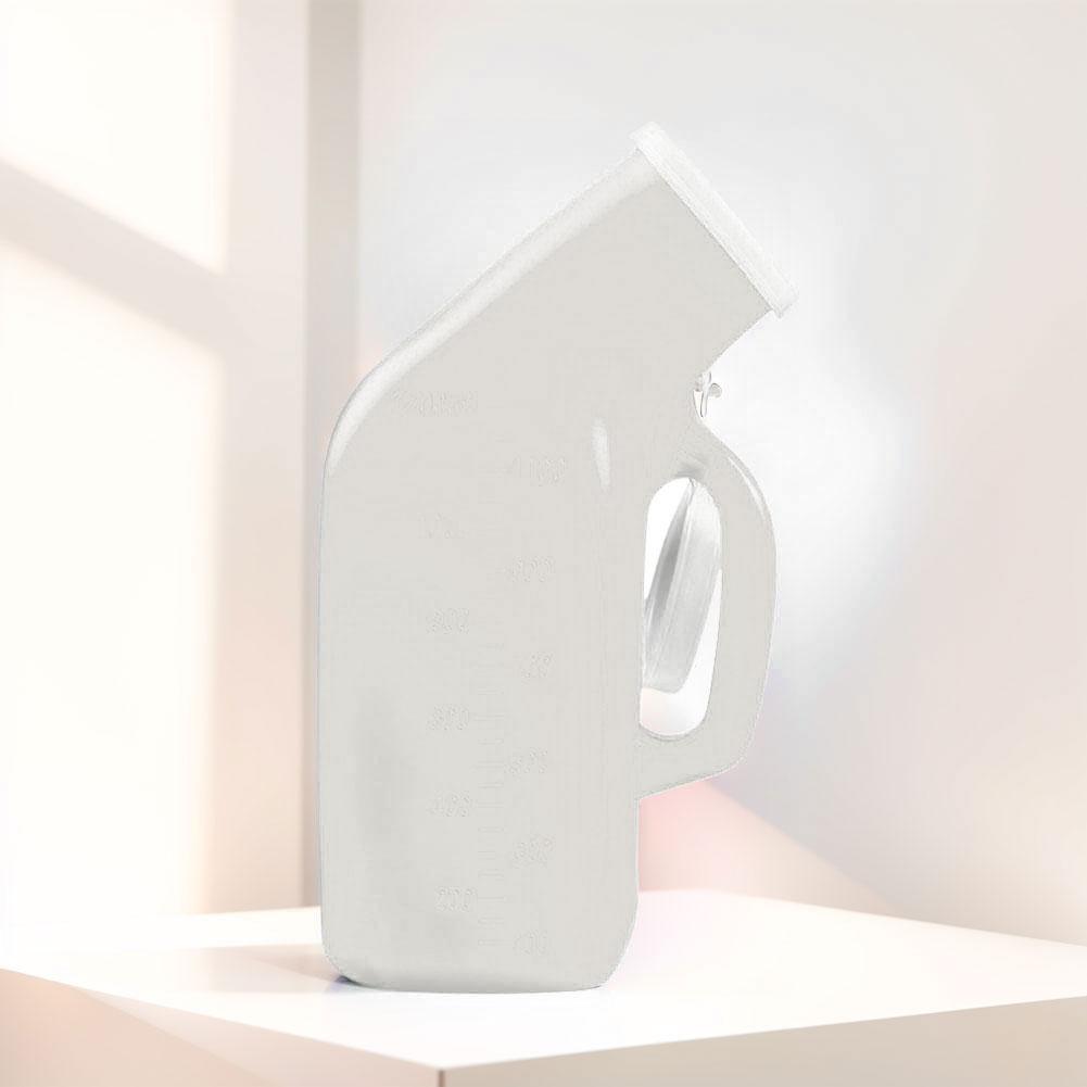 1200 мл Бутылка для мочи, непроливающаяся, портативный писсуар, пластиковая бутылка-подкладное судно для мужчин, с крышкой, для автомобиля, пожилых людей и при недержании