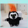 Adorable White-faced Monkey Plush Keychain Creative Toy With Pp Cotton Stuffing