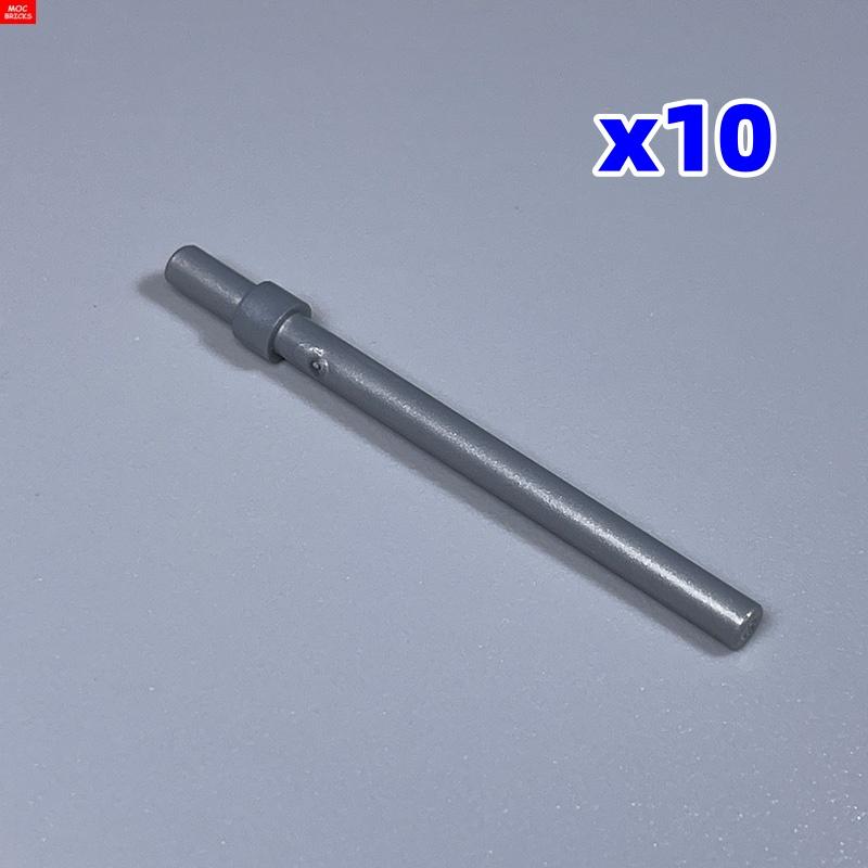 10 шт. Блоки MOC 28921 63965 18274 93790 Палка 6L с стопорным кольцом Аксессуары-стержни Строительные кубики Детали СДЕЛАЙ САМ Обучающая игрушка для детей