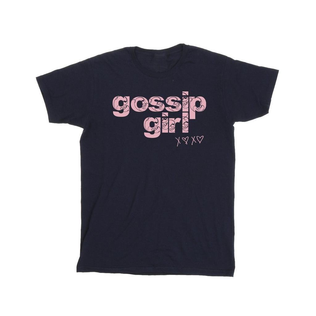 Gossip Girl Mens Swirl Logo T-Shirt