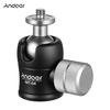 MT-04 Mini Ball Head 360 Degrees Panoramic Ballhead with Standard 1/4 Screw for Mounting