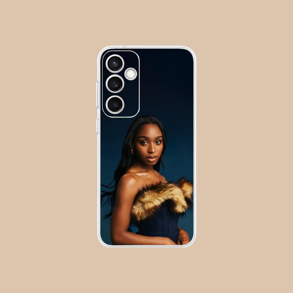 Прозрачный чехол для мобильного телефона Normani Kordei для Samsung Galaxy S25 S24 S23 S22 S21Plus FE Ultra Цветная крышка