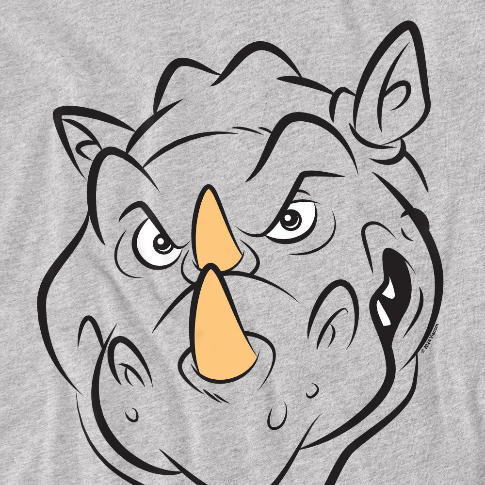 Teenage Mutant Ninja Turtles Mens Rocksteady Face T-Shirt