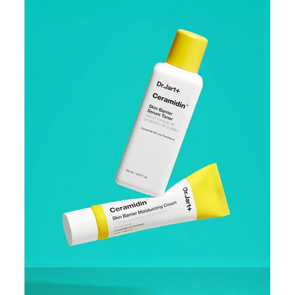 Dr.jart Ceramidin Skin Barrier Moisturizing Basic Set  Cream + Serum Toner  + Br