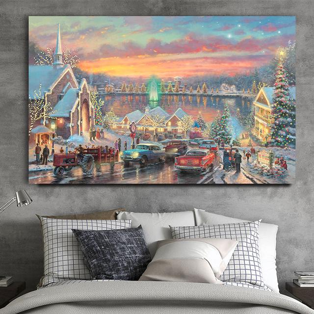 Золотая лодка корабль холст картина Lucky Stone Zen плакаты пейзаж настенные художественные картины для гостиной крыльцо Декор