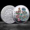 2025 год Змеи памятные монеты китайский зодиак медали 3D рельефные монеты коллекционные монеты
