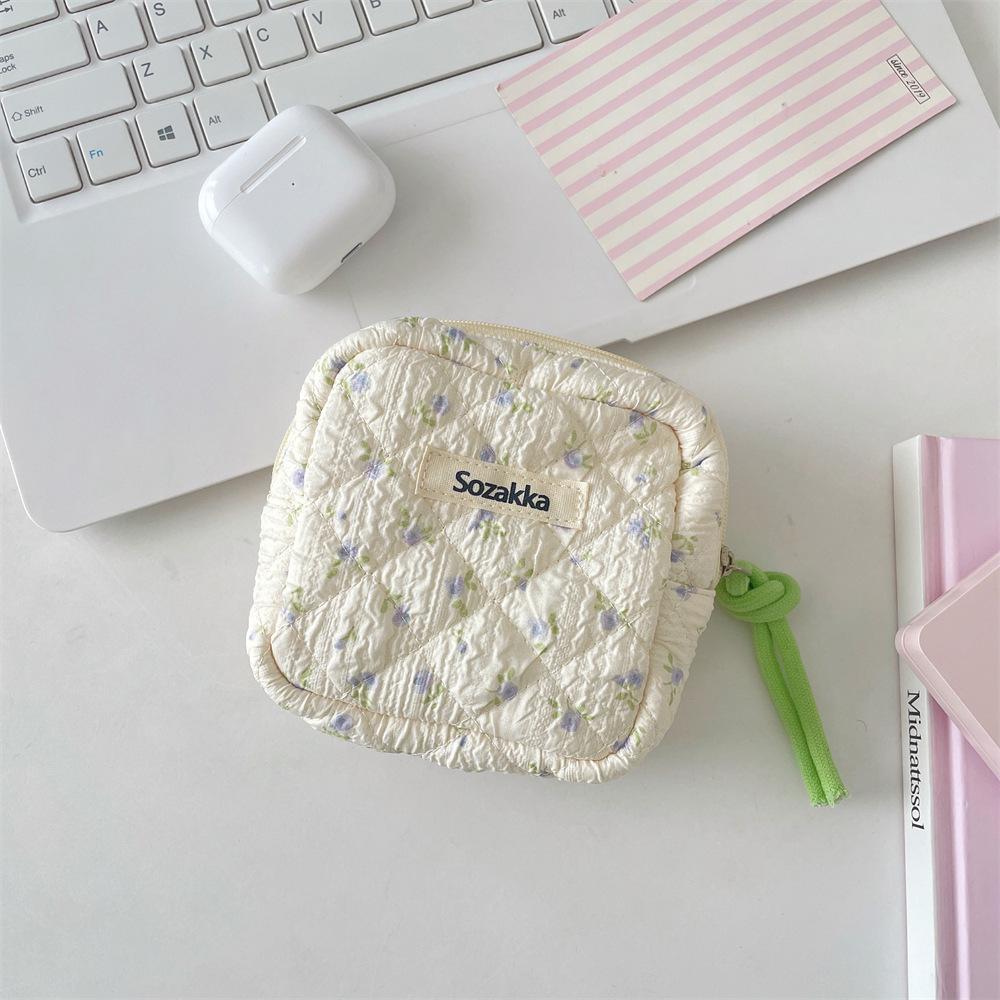 Мультяшная девочка, большая вместимость, сумочка для хранения гигиенических прокладок