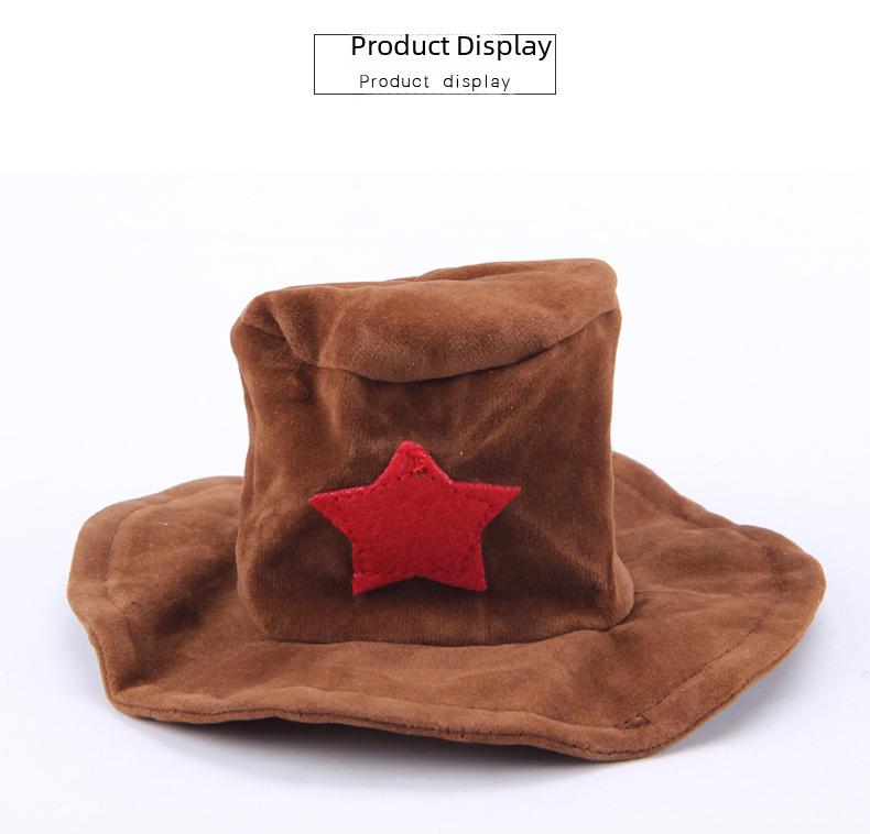 Костюм для питомца в стиле вестерн-ковбоя: Смешной наряд в стиле TikTok для кошек и собак