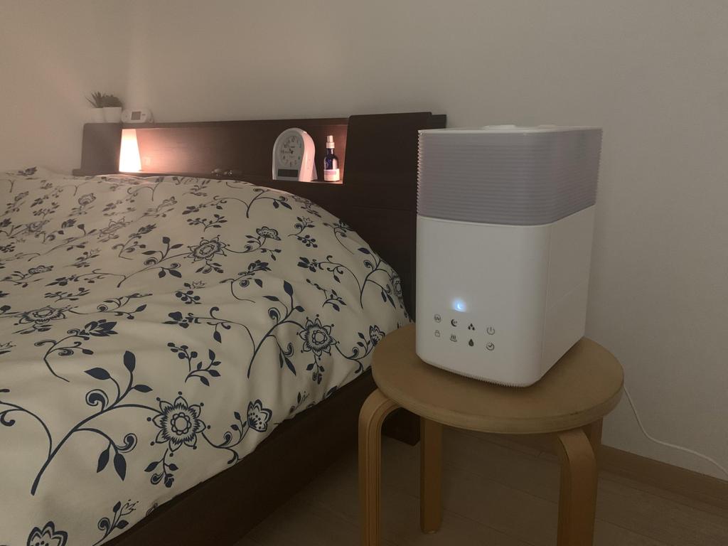 Hybrid Humidifier 17 Tatami AL COLLE UV Sterilization Antibacterial Cartridge White ASH6061W 5L 5 Liters Large Capacity Ultrasonic Humidifier Hybrid