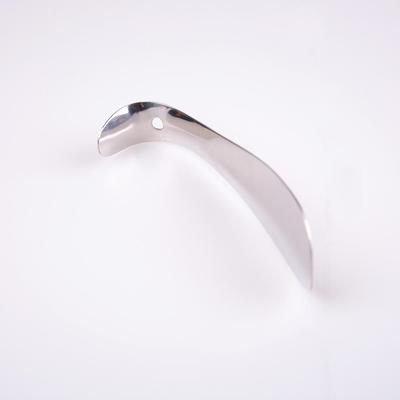 Серебряный 15 см блестящий металлический рожок для обуви профессиональная ложка рожок для обуви нержавеющая сталь