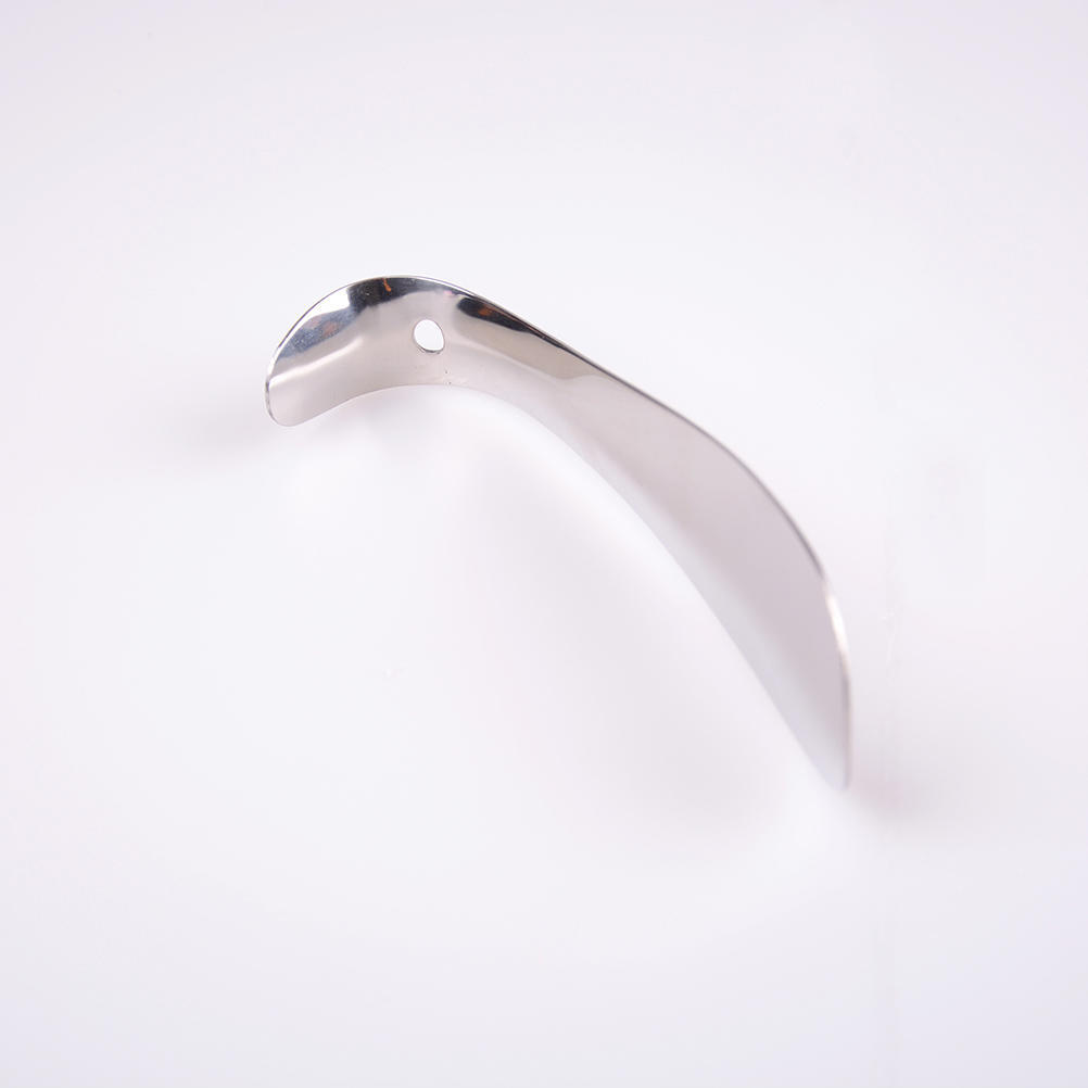 Серебряный 15 см блестящий металлический рожок для обуви профессиональная ложка рожок для обуви нержавеющая сталь