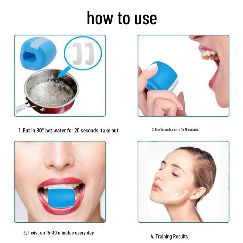 Силиконовый тренажер для линии челюсти: Тренажер для лицевых мышц и жевательных мышц