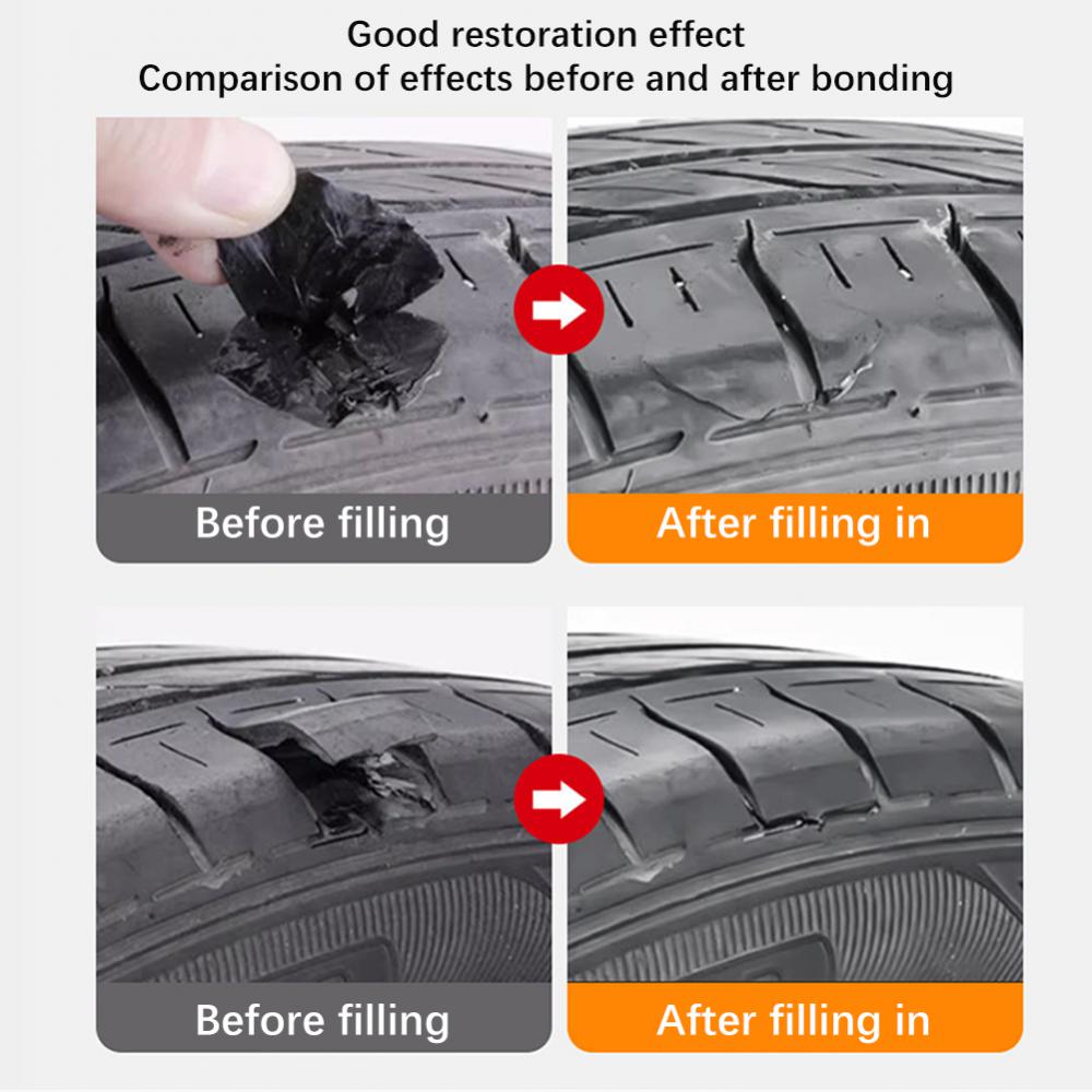 30/50 мл водостойкая высокотемпературная жидкость для ремонта шин, черный прочный резиновый клей, клей, инструменты для ремонта автомобилей