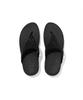 Женские шлепанцы Fitflop Lulu с кристаллами на ремешке между пальцами - Полностью черные (Ft64K2T155)