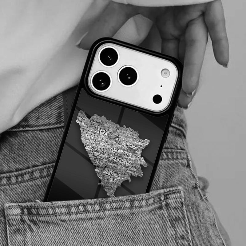 Bosna i Hercegovina Heart Phone Case for iPhone 16e 15 14 13 12 17 Pro Max Plus Air 17pro Cover Coque