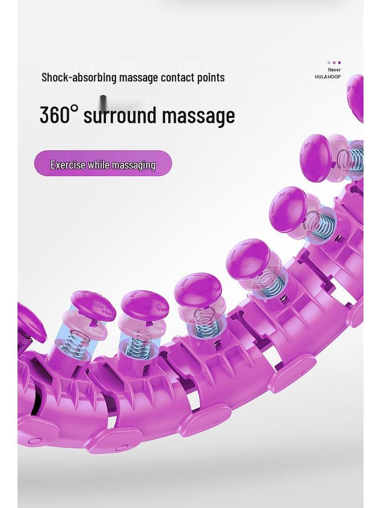 Smart Hula Hoop: Women's Abdomen Slimming Weighted Hoop for Lower Belly and Small Waist Fitness