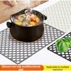 Кухонный силиконовый коврик для защиты раковины, складной, противоскользящий, для сушки посуды, бытовой многофункциональный коврик для стола