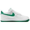 Nike Air Force 1 07 Белые малахитовые мужские кроссовки FJ4146-102