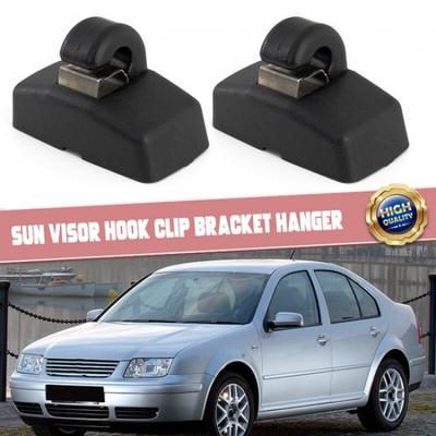 Для VW Jetta Golf Passat Beetle Skoda Зажим-крючок солнцезащитного козырька 3B0857561B Черный Пара