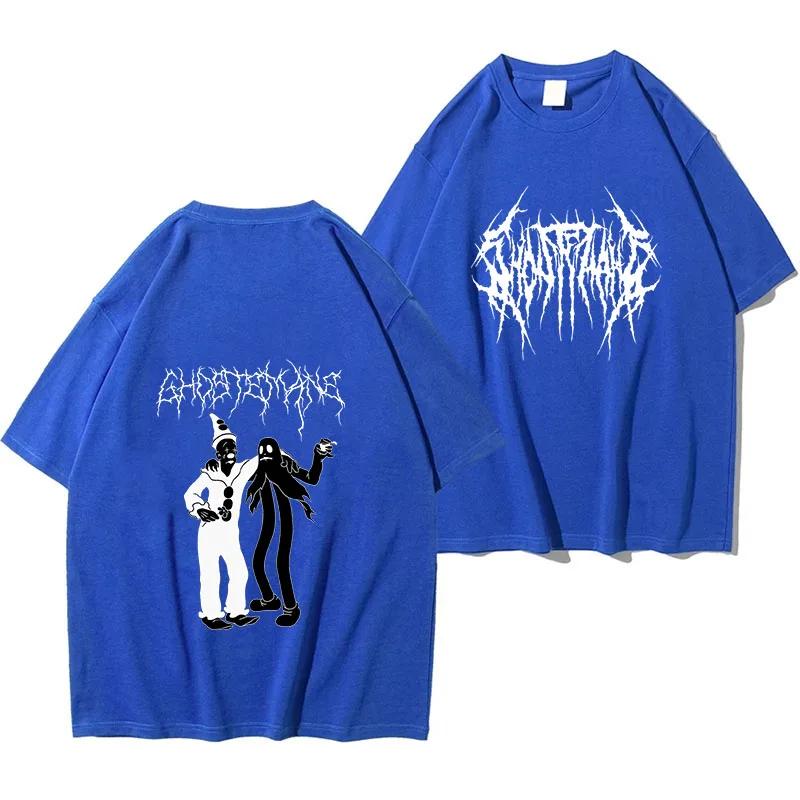 Мужская футболка с графическим принтом Ghostemane, модная футболка в стиле хип-хоп, металл, рок, готика, уличная футболка больших размеров для мужчин