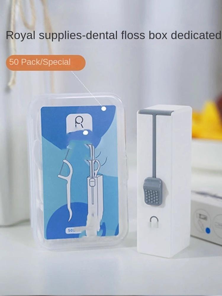 Portable 10 Automatic Dental Floss Boxes To Replace High Elasticity Dental Floss Sticks Portable Reusable