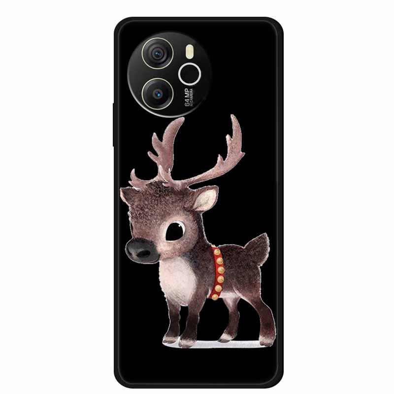 Coque For Blackview Shark 8 Case Cute Cartoon Black Silicone Soft Phone Cases For Blackview Shark 8 Back Cover Case Shark8 Funda