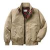 Swing Top Blouson Large Size Red Water Repellent Jacket Jumper Dark [United] Men's (L, Beige)