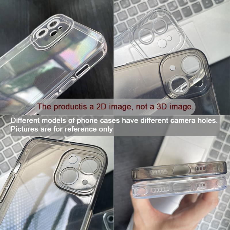 Персонализированный креативный чехол для телефона IPhone 16 Pro Max 15 14 13 12 11 Mini X XR XSMAX SE2 7 8Plus Прозрачный мягкий чехол