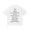 F2026 CHROME HEARTS 2025 Летняя новая высококачественная хлопковая футболка с круглым вырезом, свободная, большого размера, для мужчин и женщин, футболка для пары