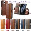 Multifunctional Magnetic Flip Cover Leather Case for iPhone 7 8 XS/11/12/13/14/15/16/17 Series - Where Fashion Meets Function