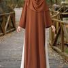 Стильное этническое платье с цветовыми блоками - Дышащая, удобная ткань