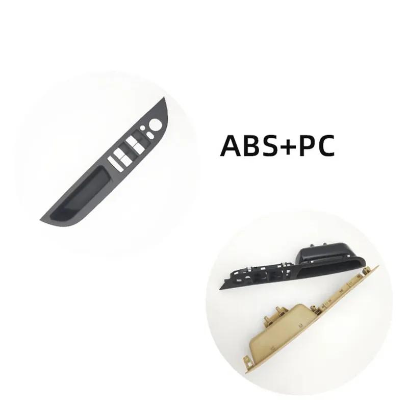 Car Interior Handle Inner Door Armrest Panel Pull Trim Cover For BMW 5 Series E60 2008-2010 Black Beige LHD