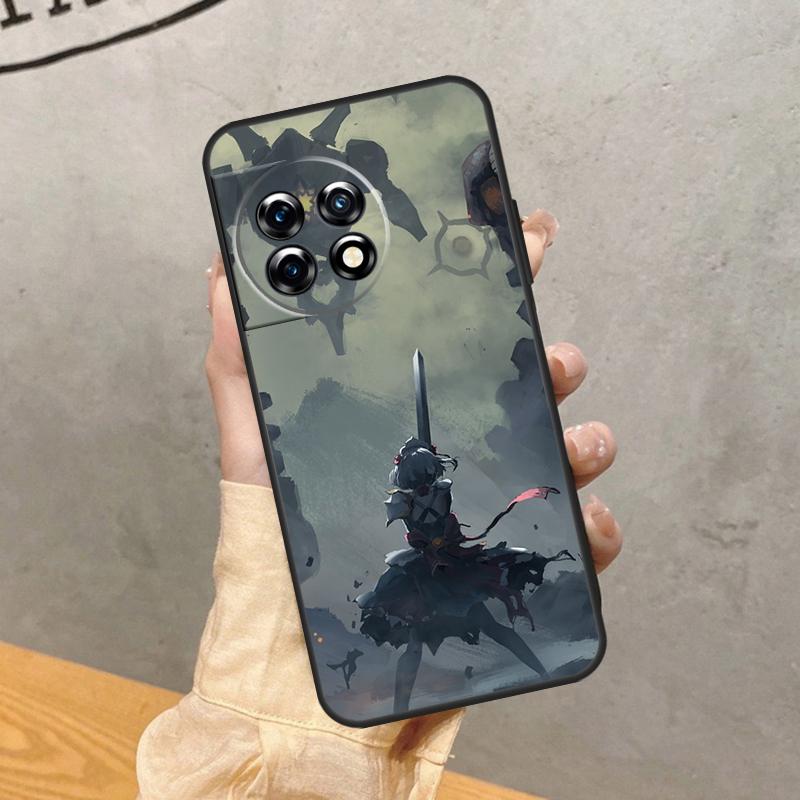 Чехол для телефона OnePlus 8 9 10 Pro 15 13 12 11 13T 13R 12R 10T 8T Nord CE 5 2 3 4 Lite N20 N30 с изображением персонажа из аниме-игры Genshin Impact