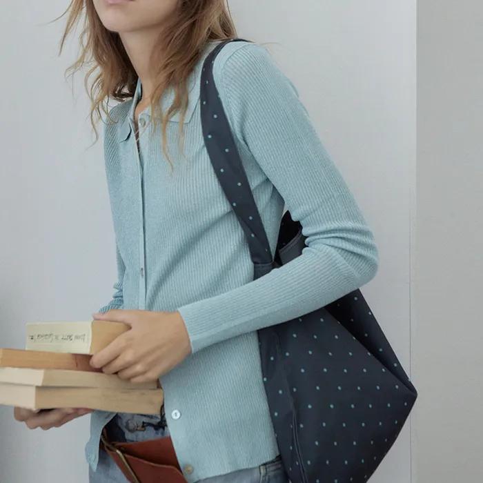 New Dot Easy Bag (Charcoal)