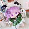 [Niannyyhouse] 20cm Plush Doll Purple Black Hair (13-Skeletonless) Gray
