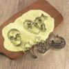 Halloween Cookie Mold Sugar Flipping Cookie Mold Stainless Steel Skull Pumpkin Cookie Cutting Cake Mold Baking Utensils
