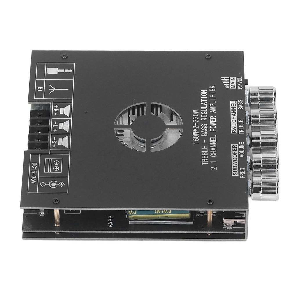 Модуль усилителя мощности звука с регулировкой высоких и низких частот, плата усилителя мощности Bluetooth для магазина