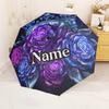 Royal Crowned Custom Name Folding Umbrella Lightweight Retractable For Outdoor Adventurest30